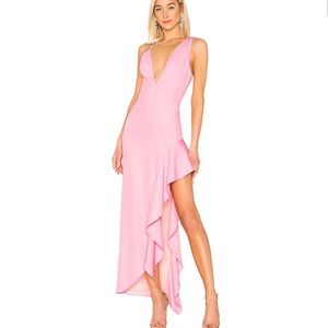 NWT NBD Revolve Pink Lordanova Gown
